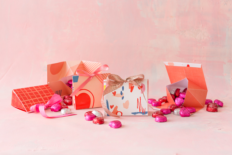 Dove Valentine's Day printable Chocolate Boxes