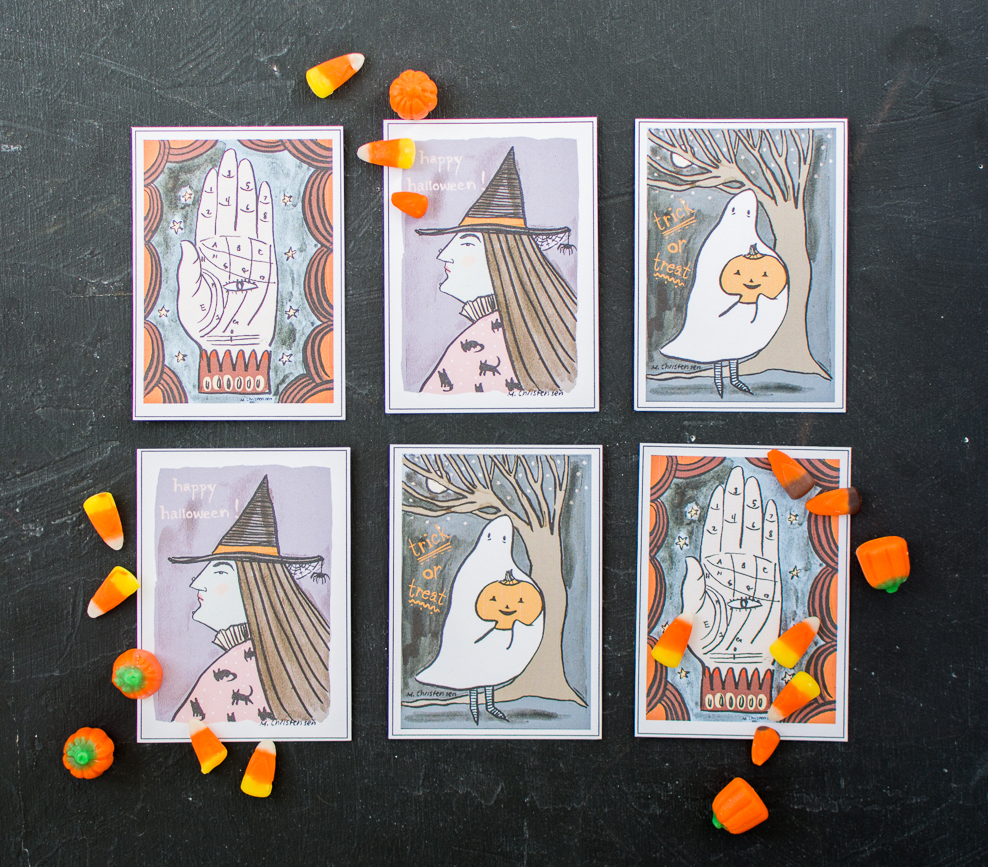 Printable Halloween Cards The House That Lars Built