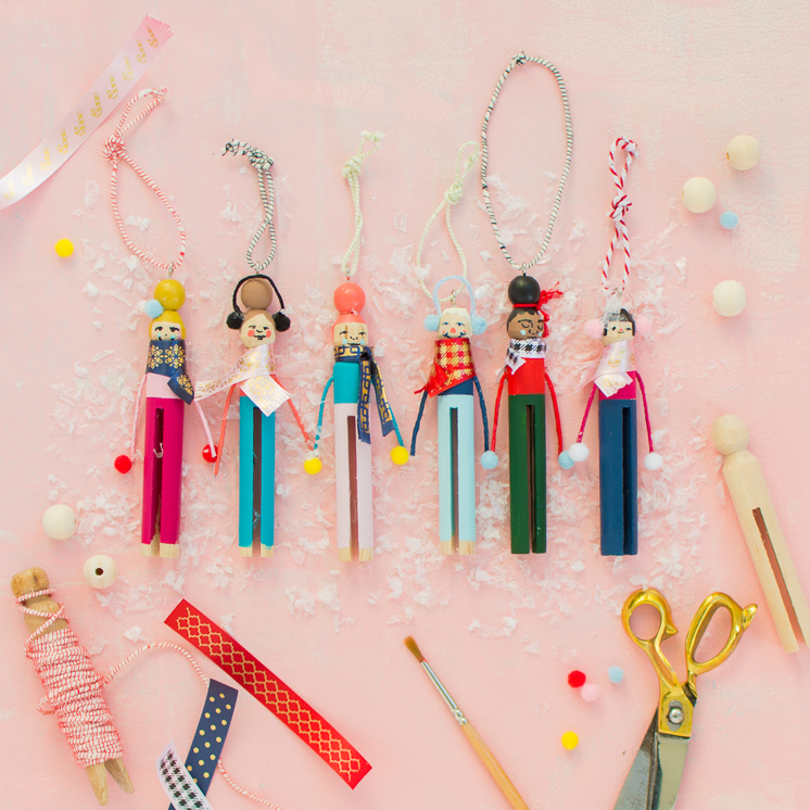 Clothespin People Ornaments The House That Lars Built