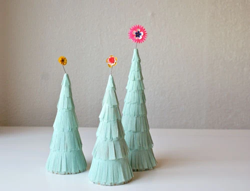 Giant Ombre Paper Cone Christmas Trees - a DIY Tutorial and How-To - Frog  Prince Paperie