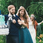 hippy-wedding-couple-pinata-cake