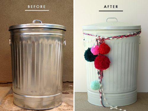 Louis Vuitton + The House That Lars Built Trash Can Makeover - The