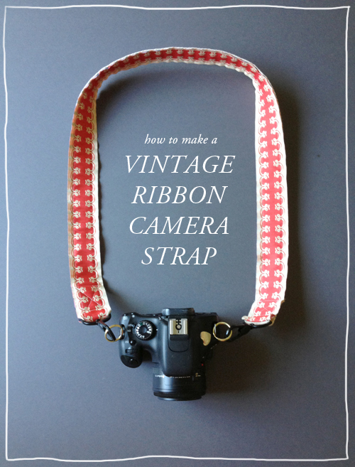DIY vintage ribbon camera strap - The House That Lars Built