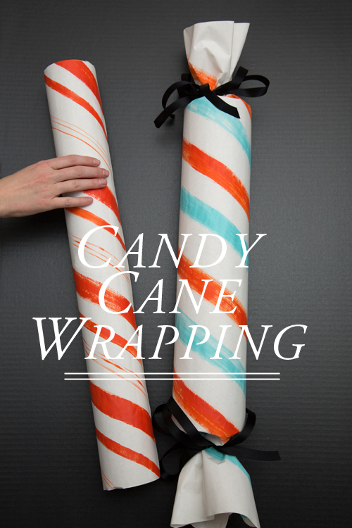 Candy cane wrapping