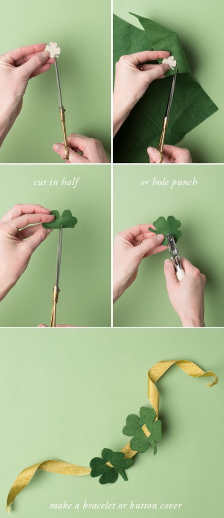 how to make shamrock button cover or shoe accessory