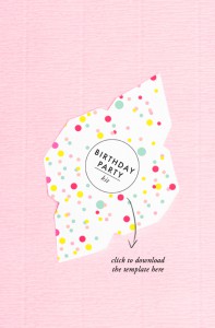 print off this birthday party envelope kit