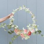 wreath-made-from-greenery-and-wallpaper