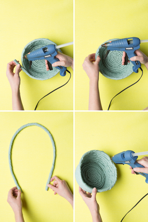 No-sew fabric rope Easter basket - The House That Lars Built