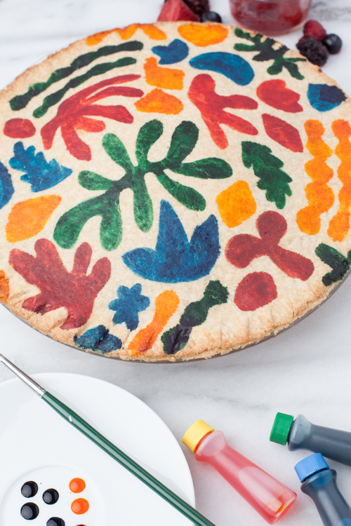 Matisse inspired pie crust.