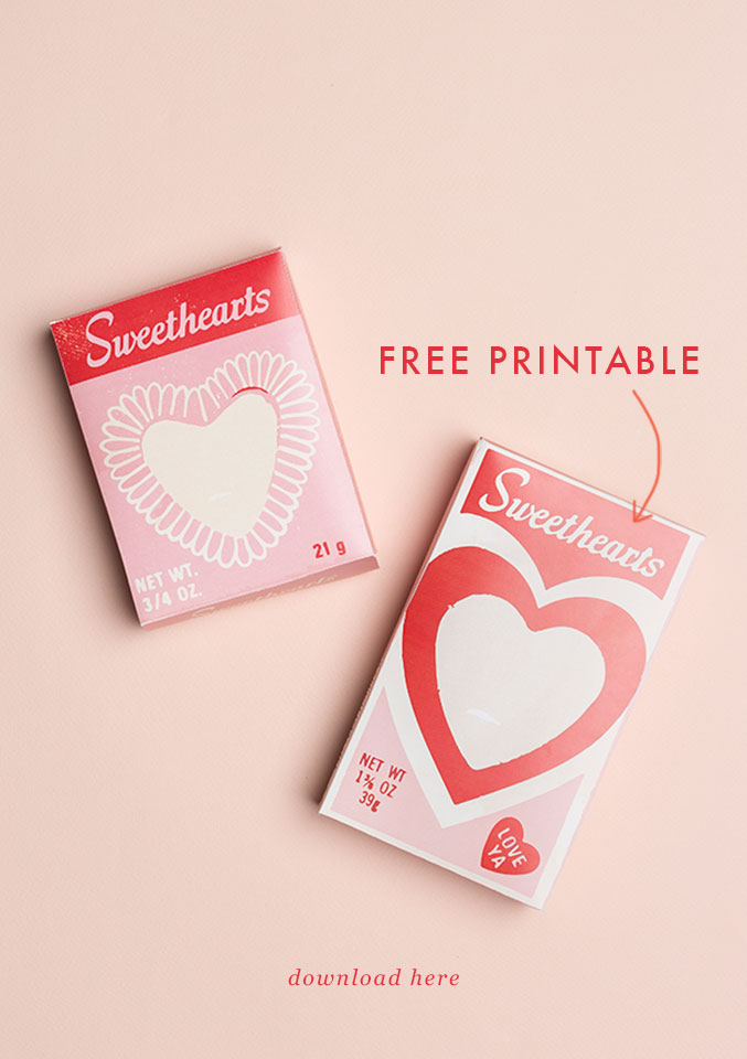 Sweetheart Candy Box Template