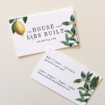 the house that lars built business card