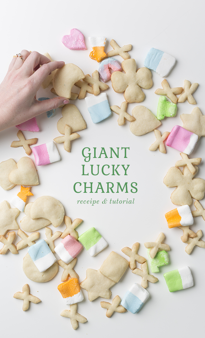 Giant lucky charms tutorial and recipe