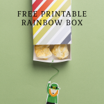 Free printable rainbow box