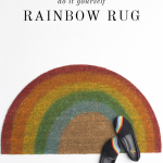 rainbow rug tutorial