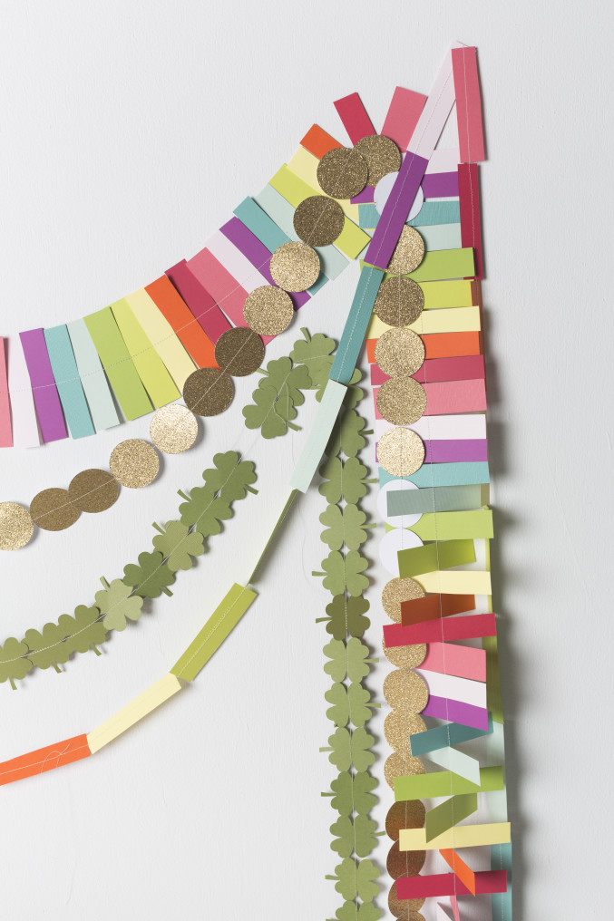 DIY Gold Coin Garland for St. Patrick's Day
