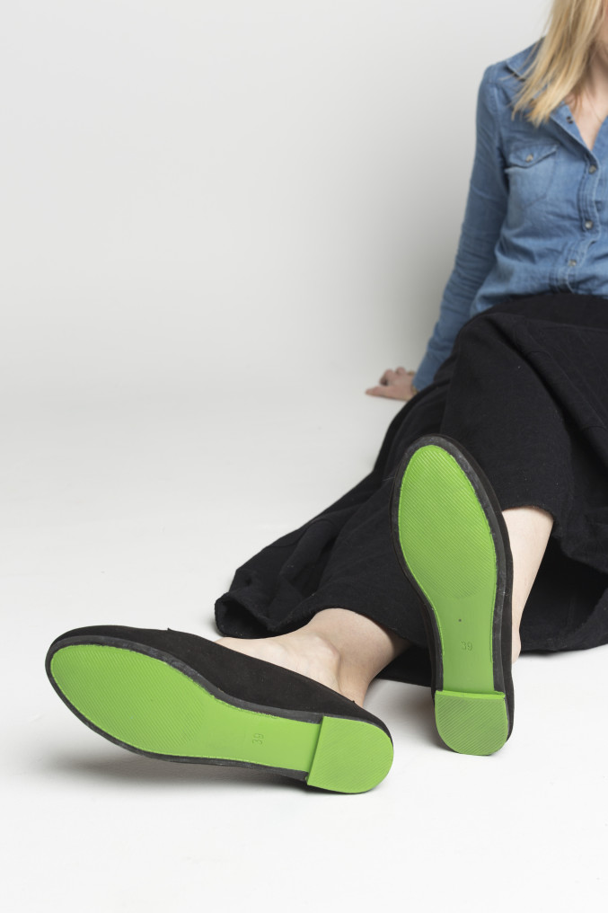 DIY Green Shoes for St. Patrick's Day