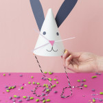DIY bunny part hats
