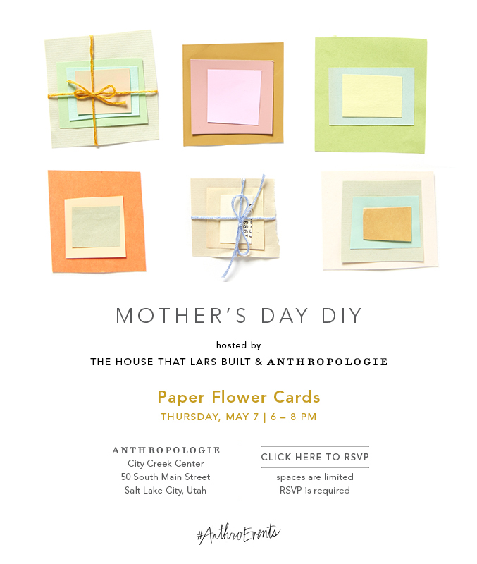 House That Lars Built workshop at Anthro for Mother's Day - The House ...