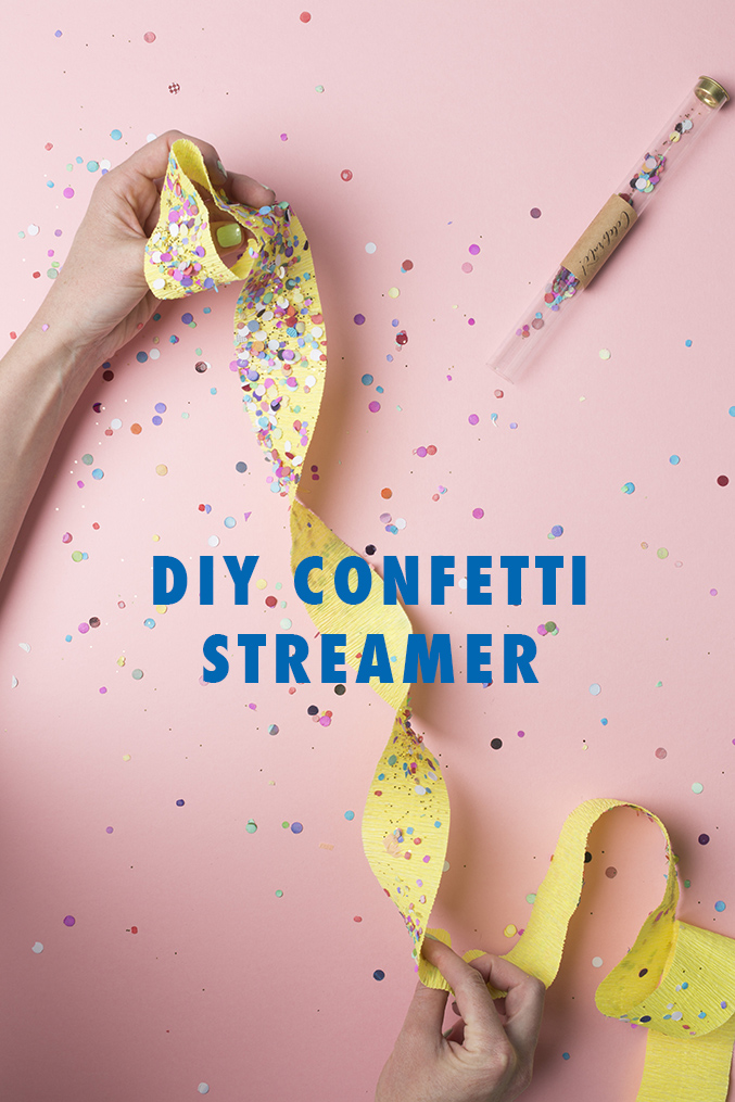 DIY Confetti Streamer