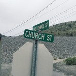 Church St and Last Chance St in Eureka, Utah