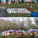 make a balloon wall