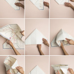 INSTRUCTIONS FOR FOLDABLE MAP FROM AN ART PRINT
