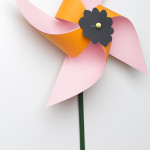 DIY giant flower pinwheel
