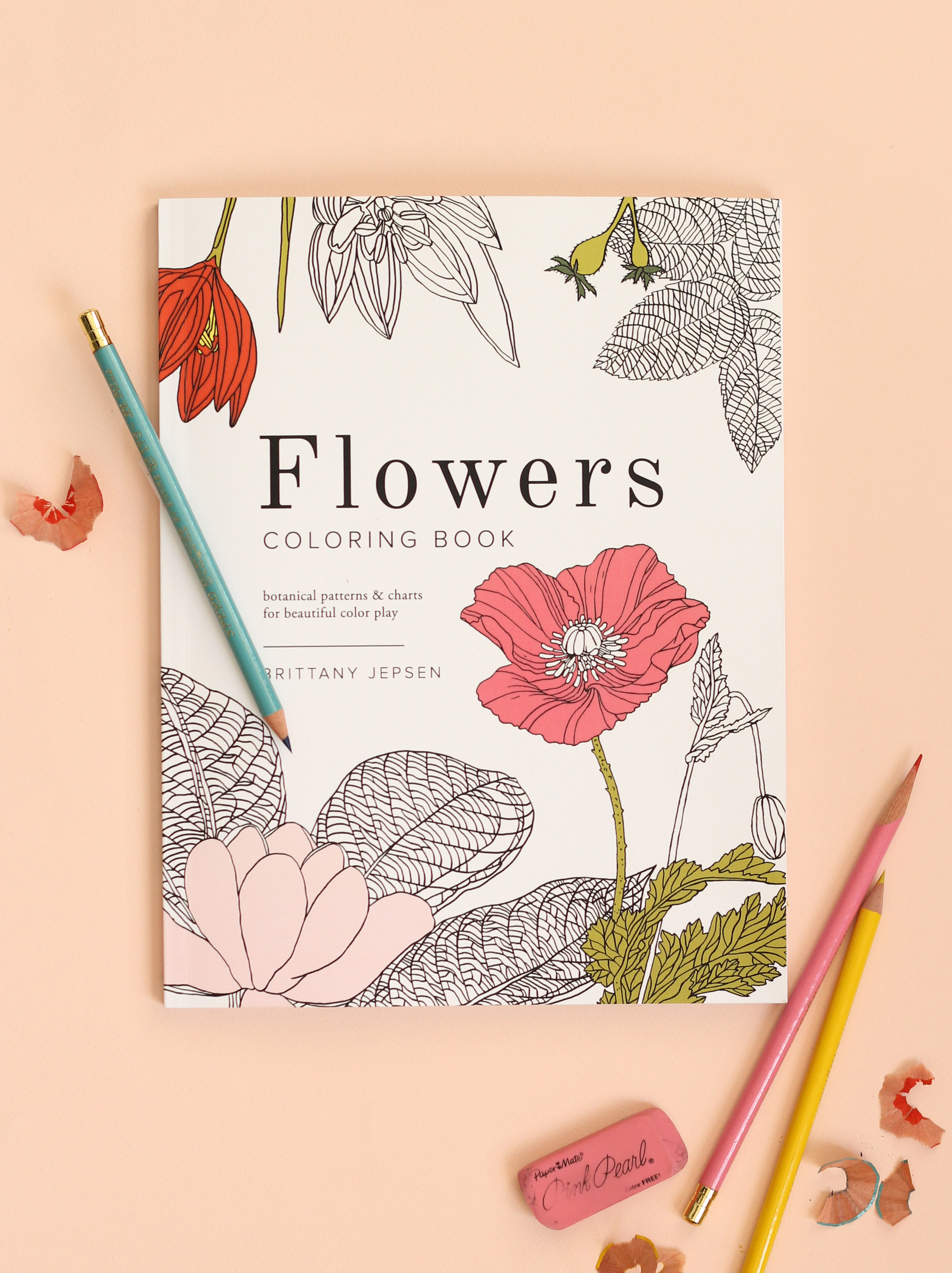 Flowers Coloring Book by The House That Lars Built