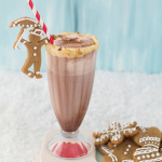 Gingerbread hot chocolate sundae