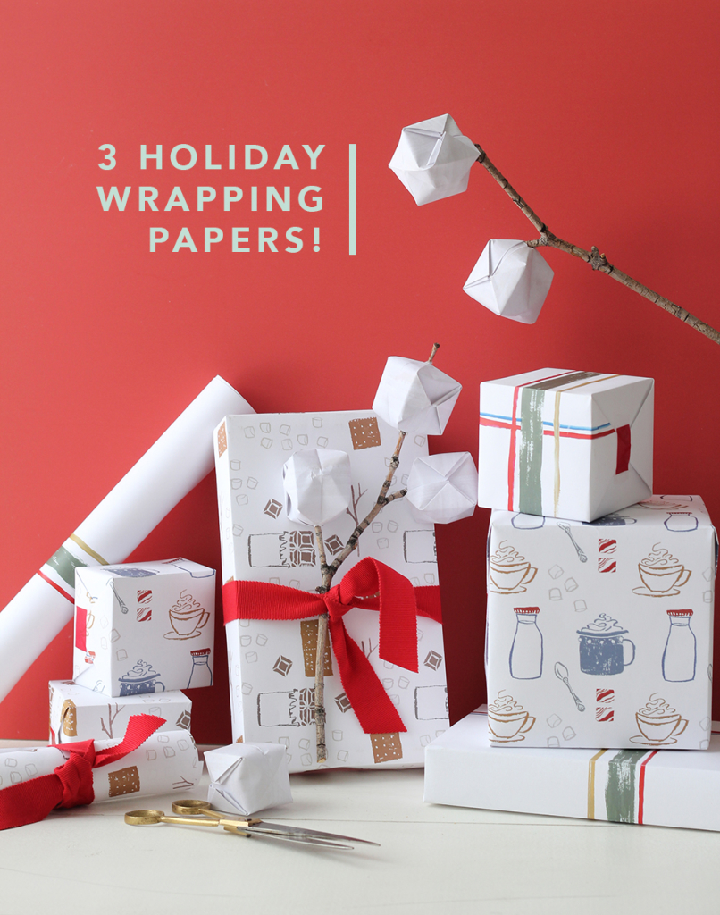 Holiday wrapping paper printables - The House That Lars Built