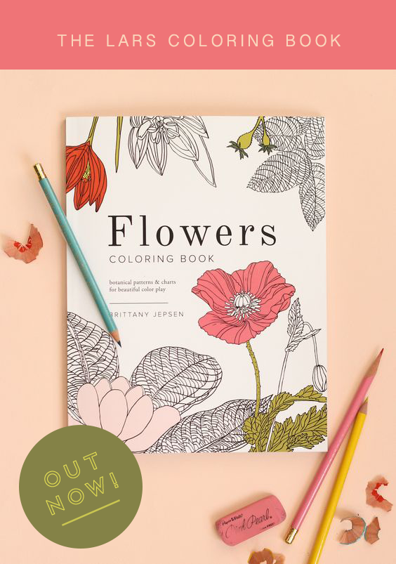 The House That Lars Built Flowers Coloring book - The House That Lars Built