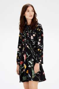 floral dress on black