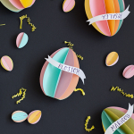 3D Easter Egg paper name tags