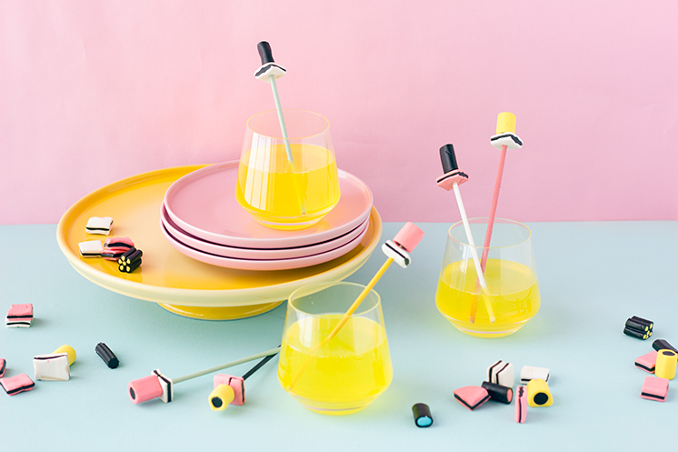 Drink stirrers made from all sorts