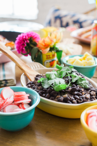 Mexican Black Beans in Joss and Main Dinnerware