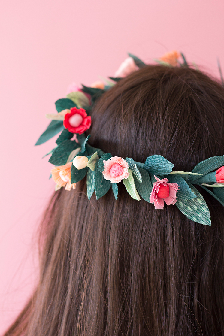 DIY Paper Spring Floral Crown The House That Lars Built