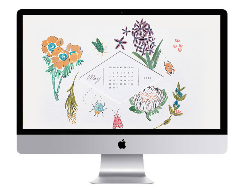 May Desktop Wallpaper Calendar - The House That Lars Built