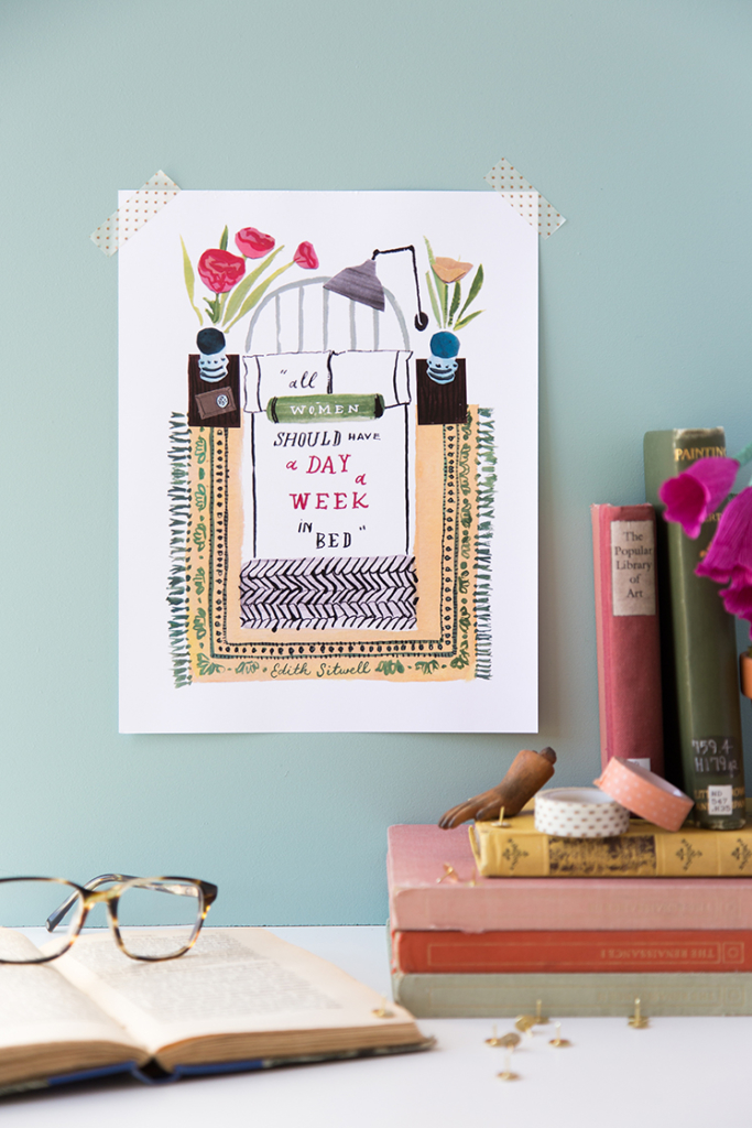 Daily Rituals printable quote and bookmark - The House That Lars Built