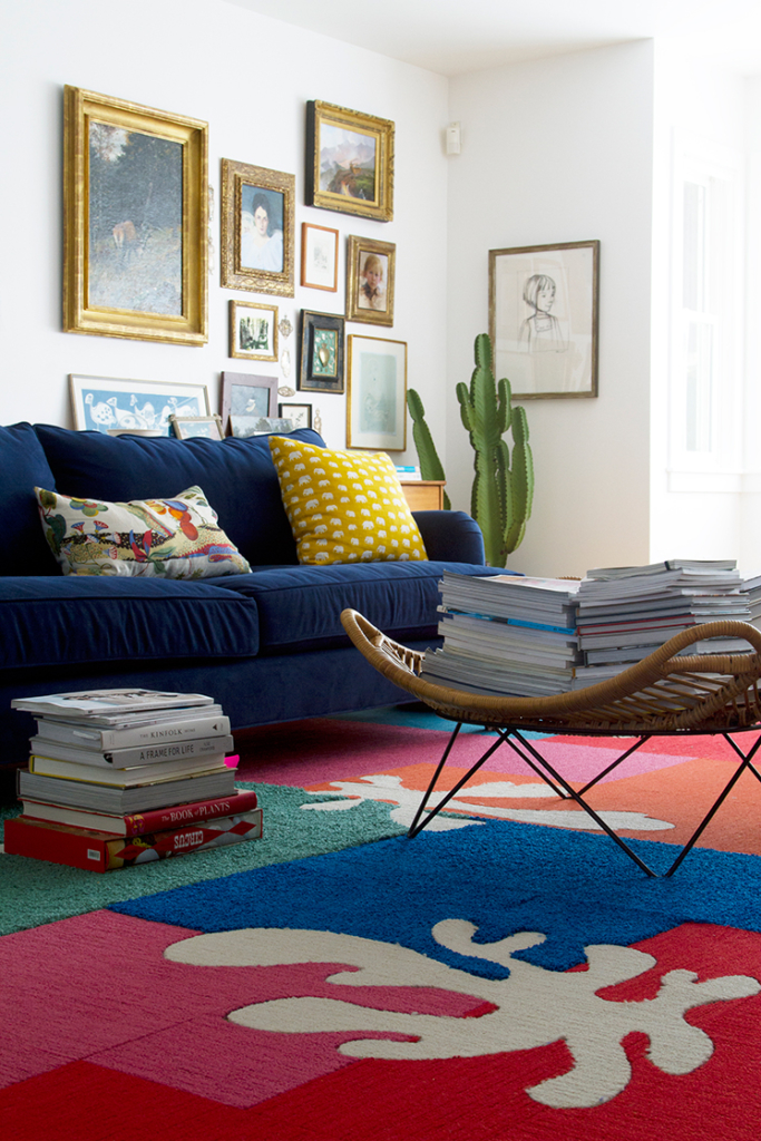 DIY Matisse-inspired cut out rug - The House That Lars Built