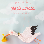 Stork pinata gender reveal
