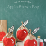 DIY apple lunch sack