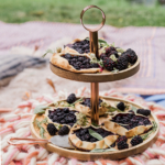 Berry galettes on Crate and Barrel tiered server