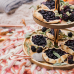 Berry galettes on Crate and Barrel tiered server