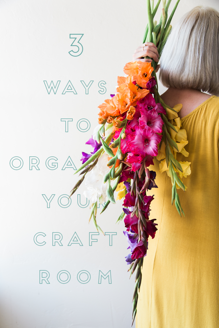 3 ways to organize your craft space with professional organizer Kelsey Tuia