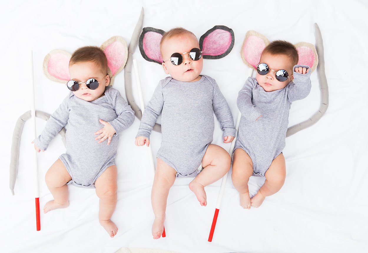 3 blind mice diy costume for kids