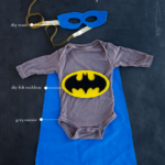 DIY batman costume for baby