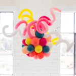 DIY balloon chandelier