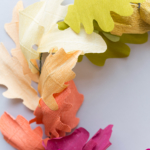 DIY paper fall garland