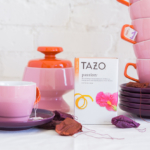 DIY tea bag artwork with Tazo