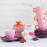 DIY tea bag artwork with Tazo